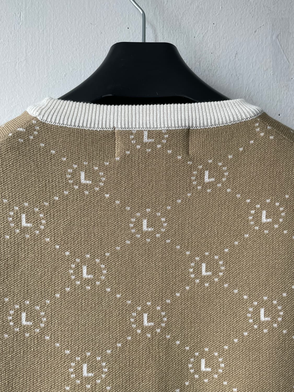 라벨아카이브 L-logo Jacquard knit 새상품 상품이미지7