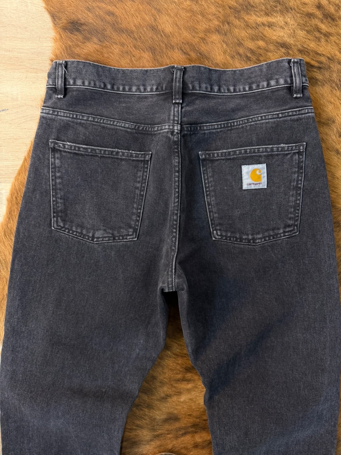 칼하트 윕 Newel 흑청 데님 팬츠  상품이미지1