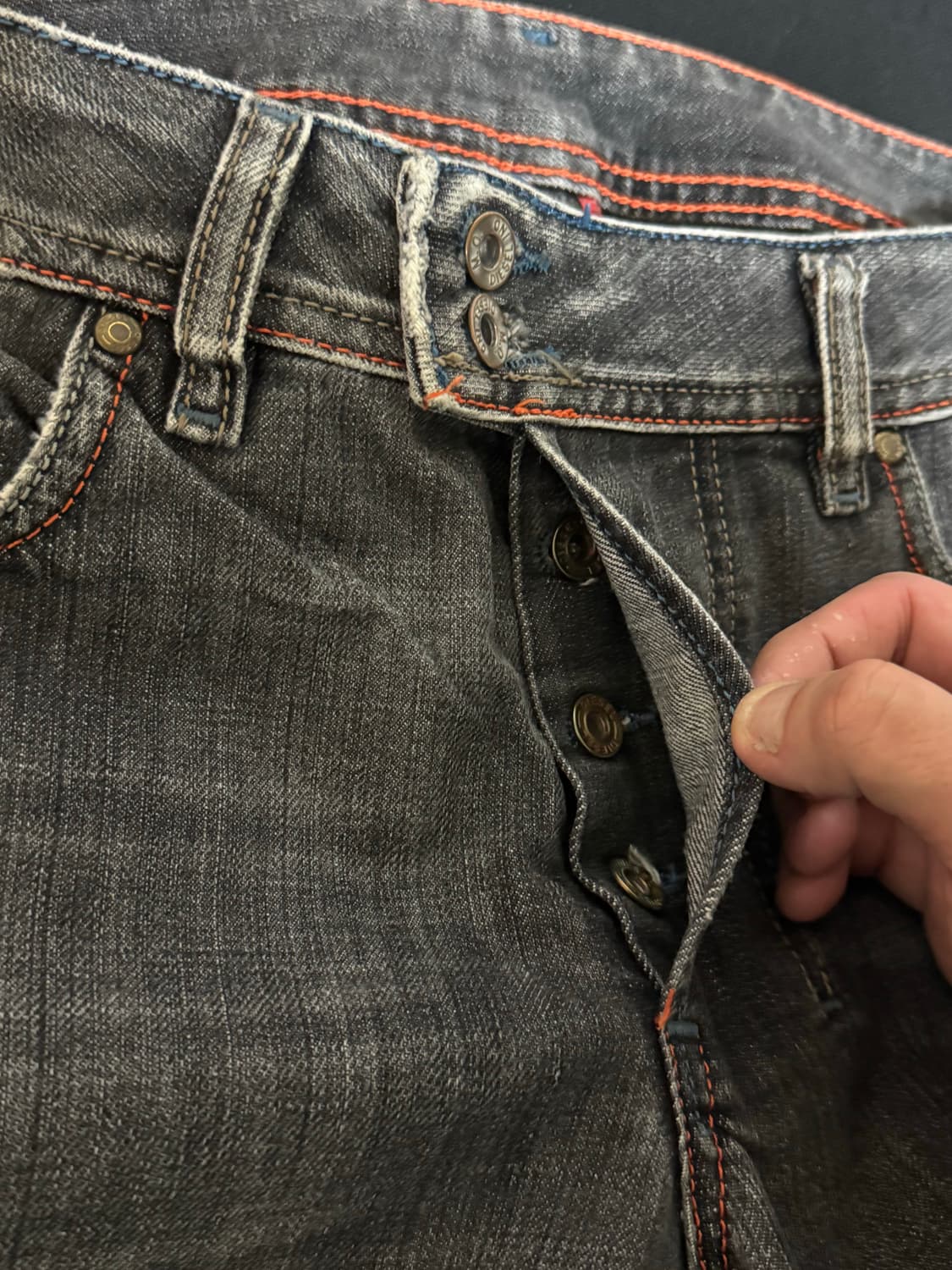 디젤 00s 아카이브 슬림 스트레이트 진 상품이미지5