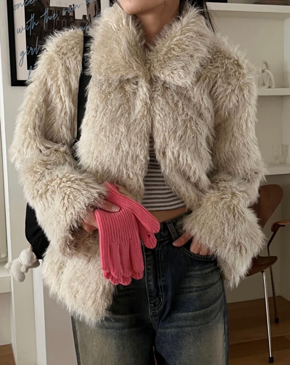 블랙업 오유알 모드니치 퍼자켓 상품이미지5