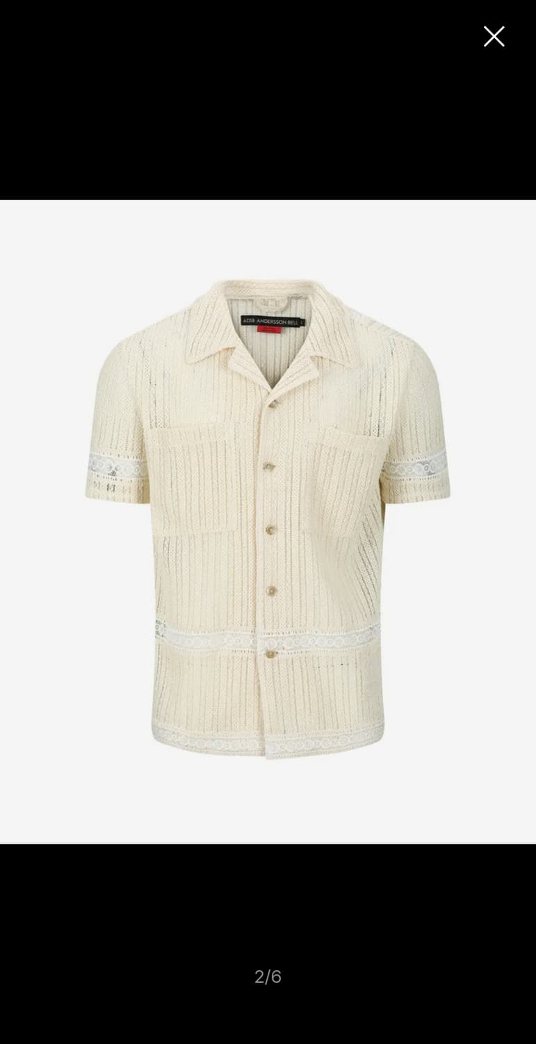 엔더슨벨 자카드 반팔셔츠 상품이미지1