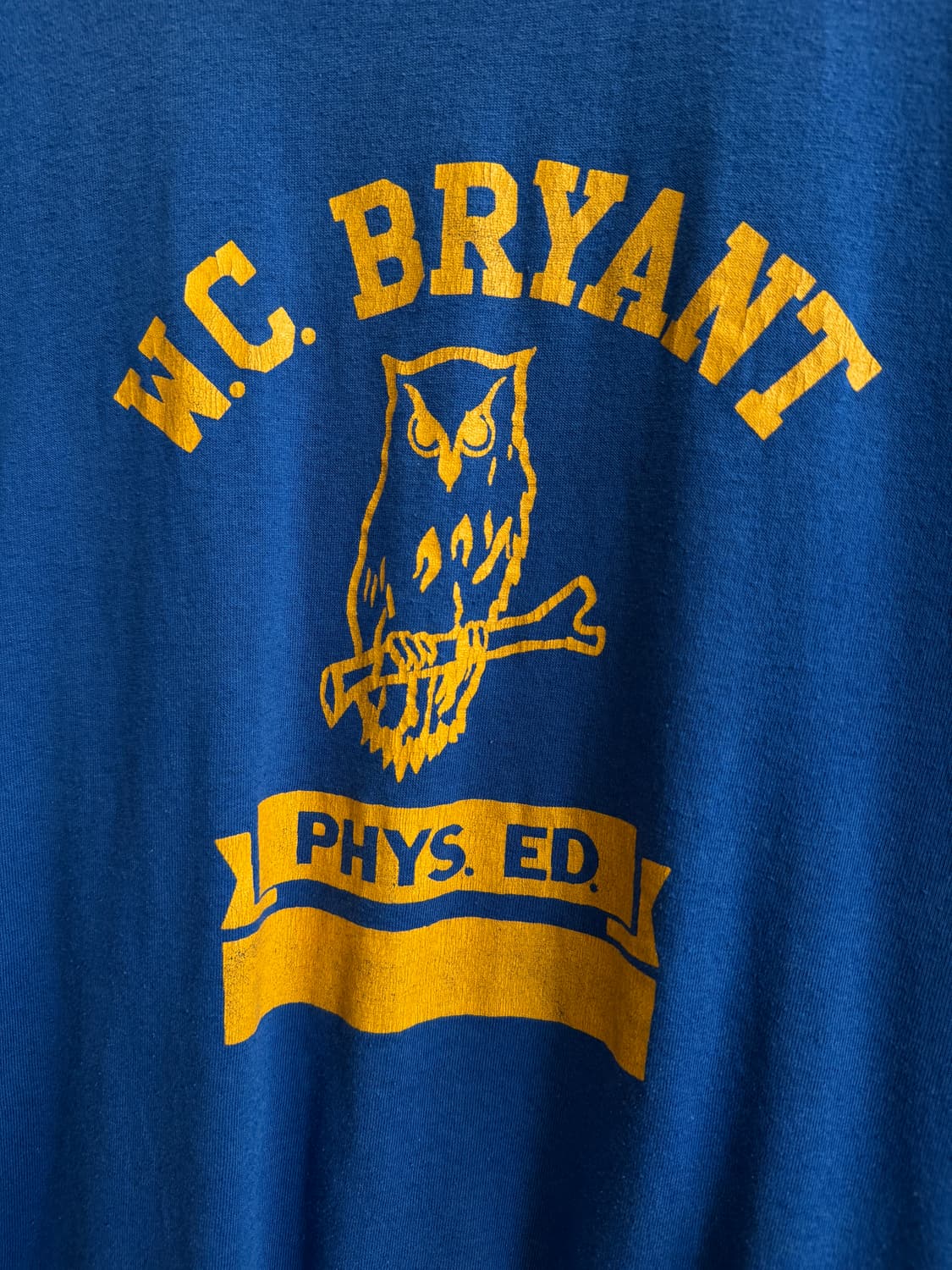 [L]80's 러셀 USA W.C BRYANT 프린팅 티셔츠 상품이미지4