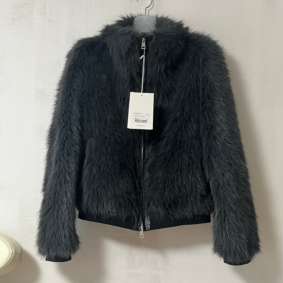 lcdc 엘씨디씨 퍼 집업 그레이 -새제품 상품이미지1