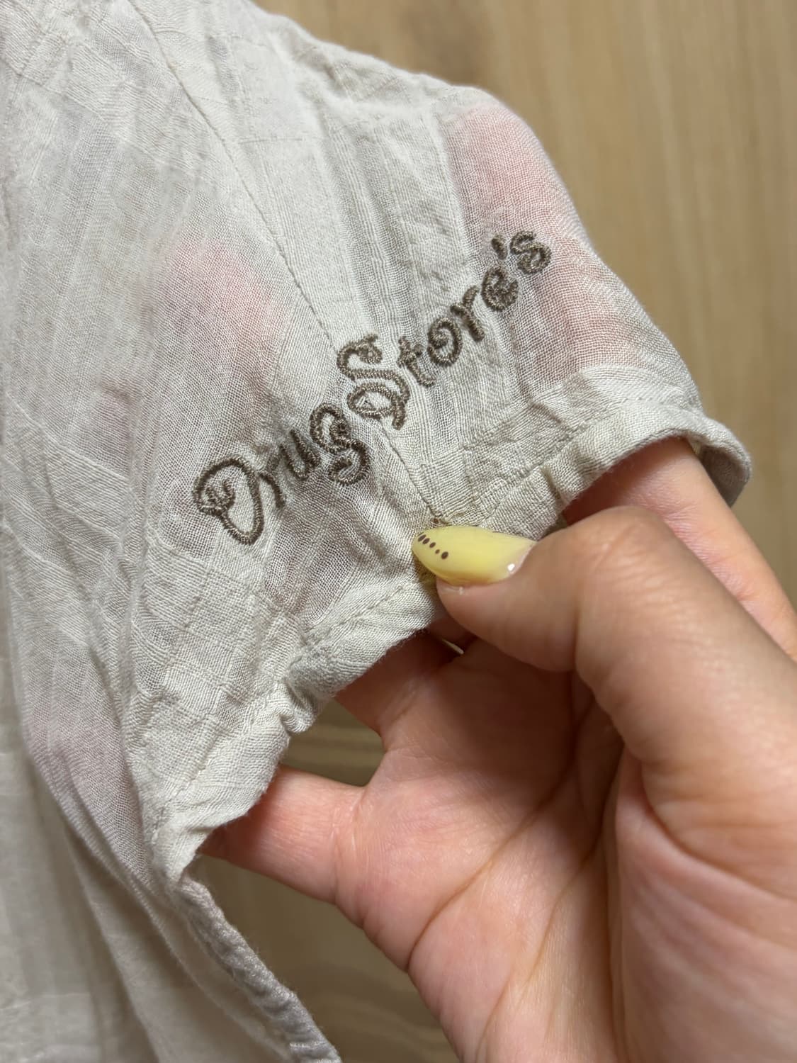 드럭스토어 drug store’s 반팔원피스 블라우스 캡소매 상품이미지6