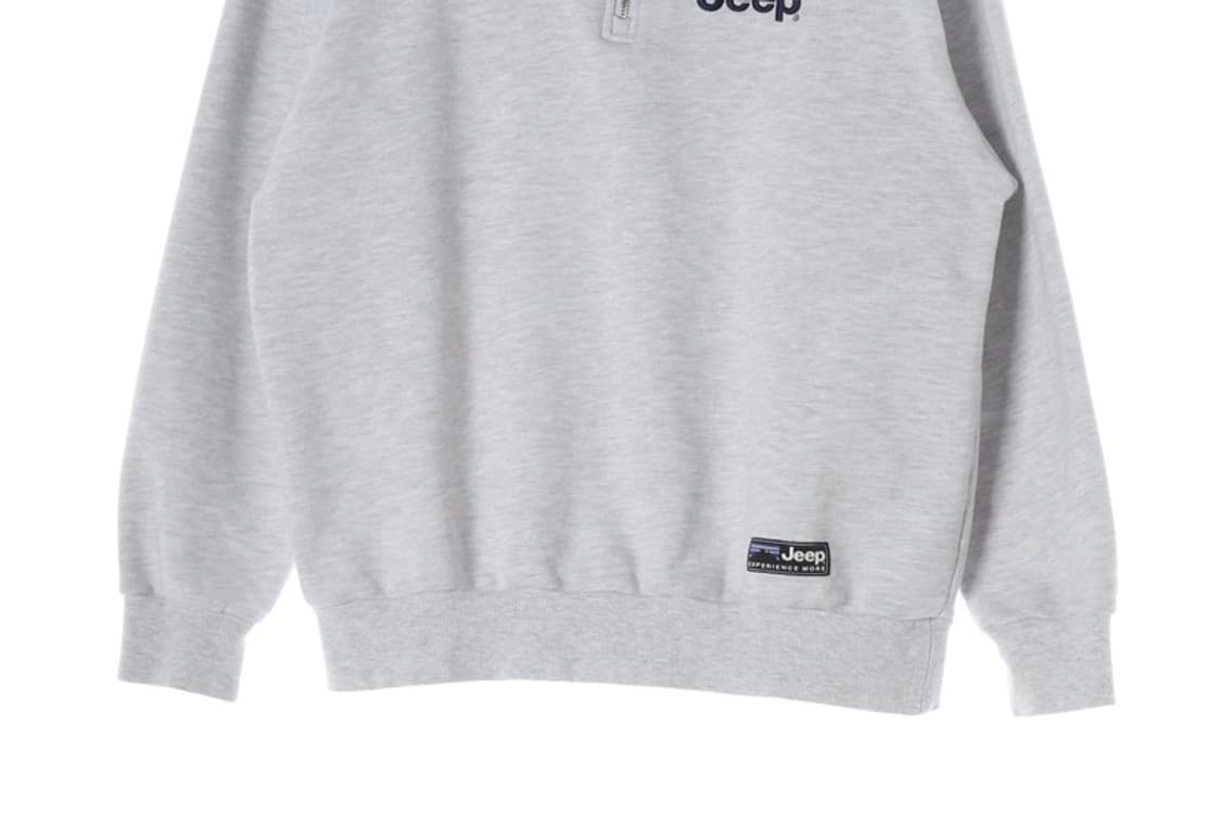 Jeep 루즈핏 하프집업 맨투맨 S 상품이미지4