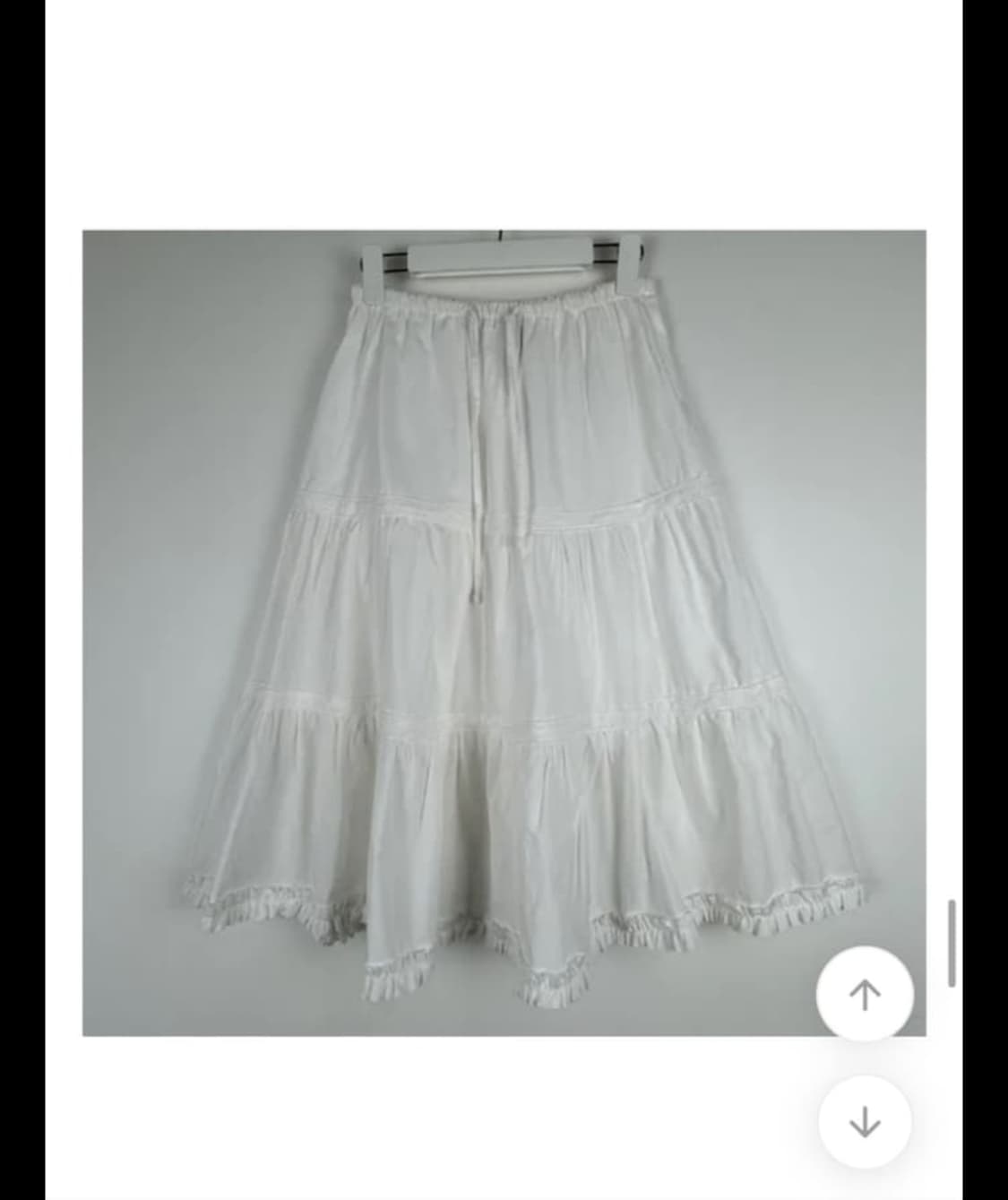 프릴롱스커트(더기구매)-화이트F 샵더기 상품이미지2