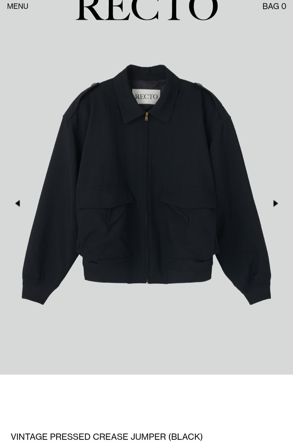 렉토 크리즈 자켓 상품이미지1