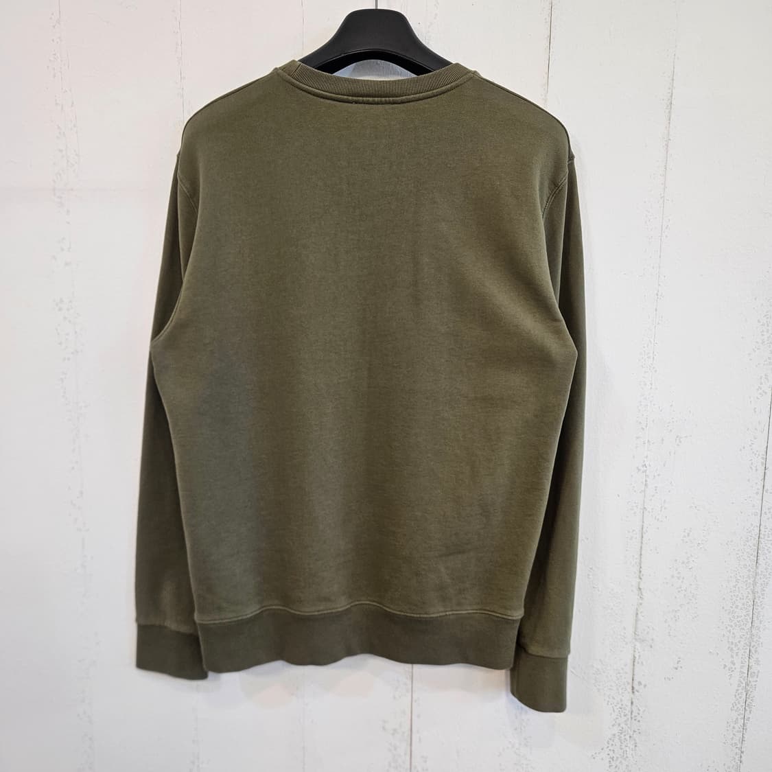 메종키츠네 폭스 패치 맨투맨 L 올리브 상품이미지5