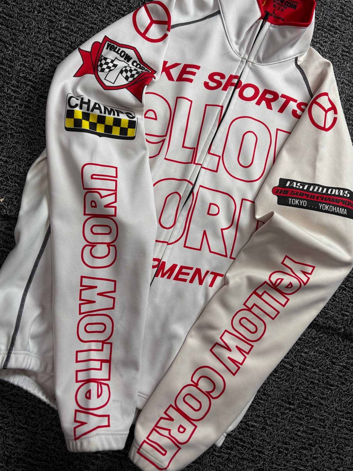 옐로우 콘 제펜 모터 싸이클 바이커 자켓 3029 상품이미지4