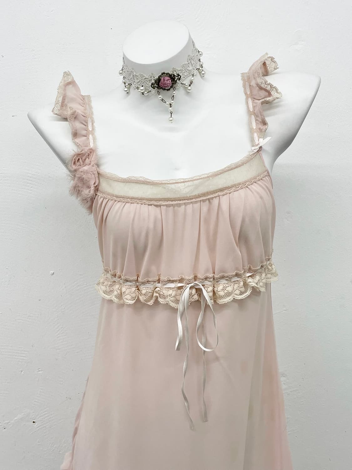 에블린 로즈 프릴 슬립 상품이미지2