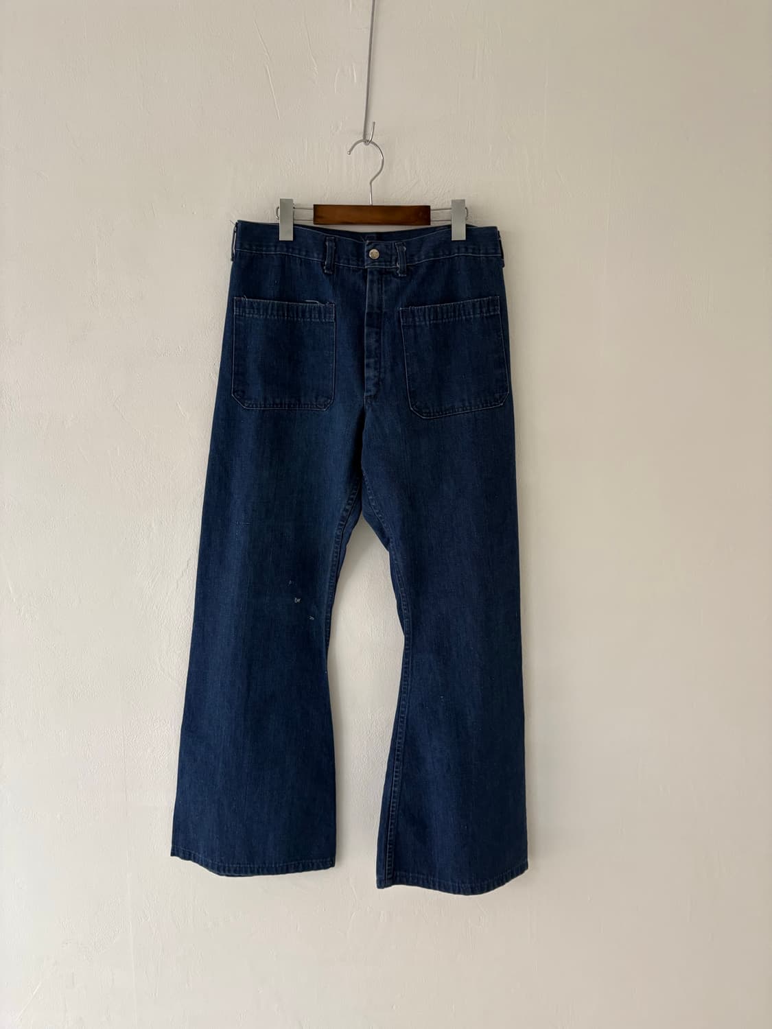 70‘s Vintage US Navy Sailor Denim Pants 상품이미지1