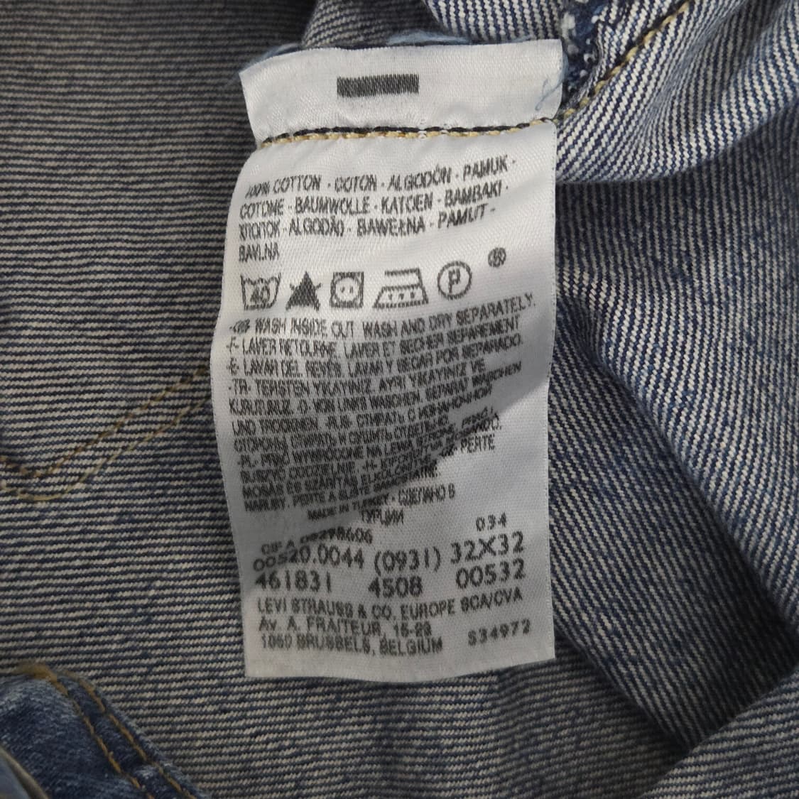 리바이스 플레어 데님팬츠 32/32 상품이미지9