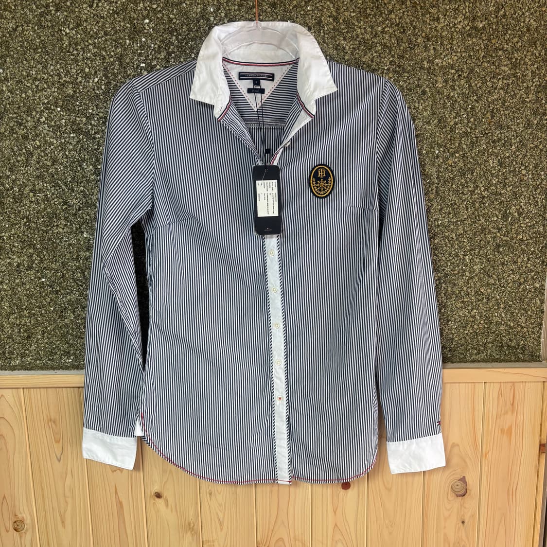 (새상품) 44-마른 55 타미힐피거 스트라이프 셔츠 상품이미지2