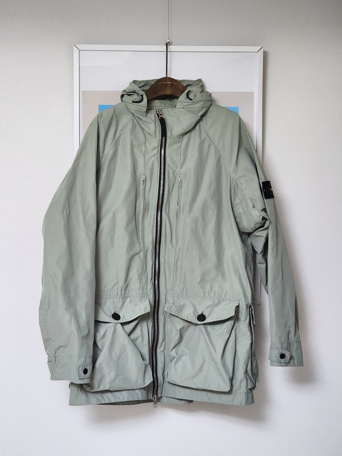 스톤아일랜드 마이크로랩스 바람막이 자켓 상품이미지1