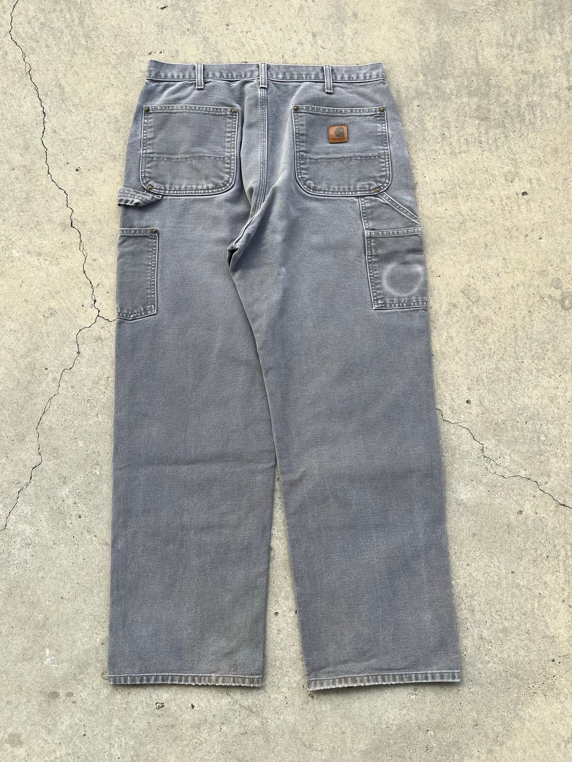 빈티지 칼하트 더블니 팬츠 GVL 덕 캔버스 카펜터 워크 팬츠 상품이미지3