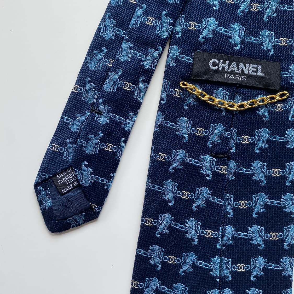샤넬(CHANEL)모노그램 명품 정품 넥타이 상품이미지4