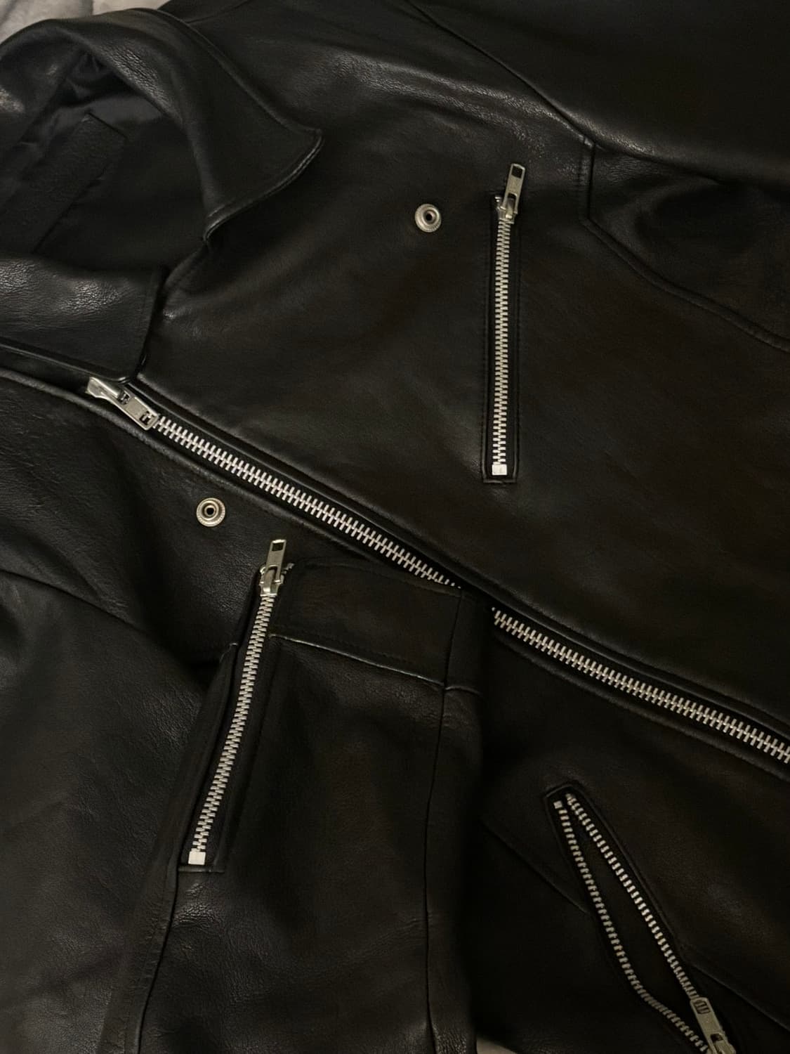 느와르라르메스 레더자켓 상품이미지1