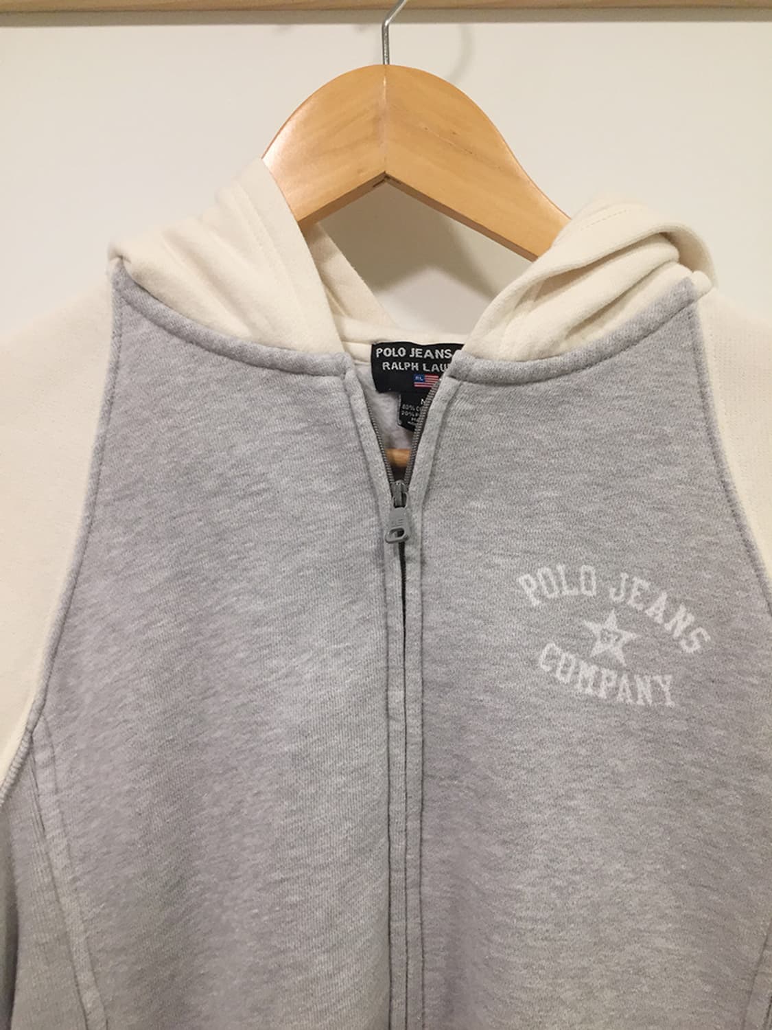 여성 폴로 배색 후드집업 95 상품이미지3