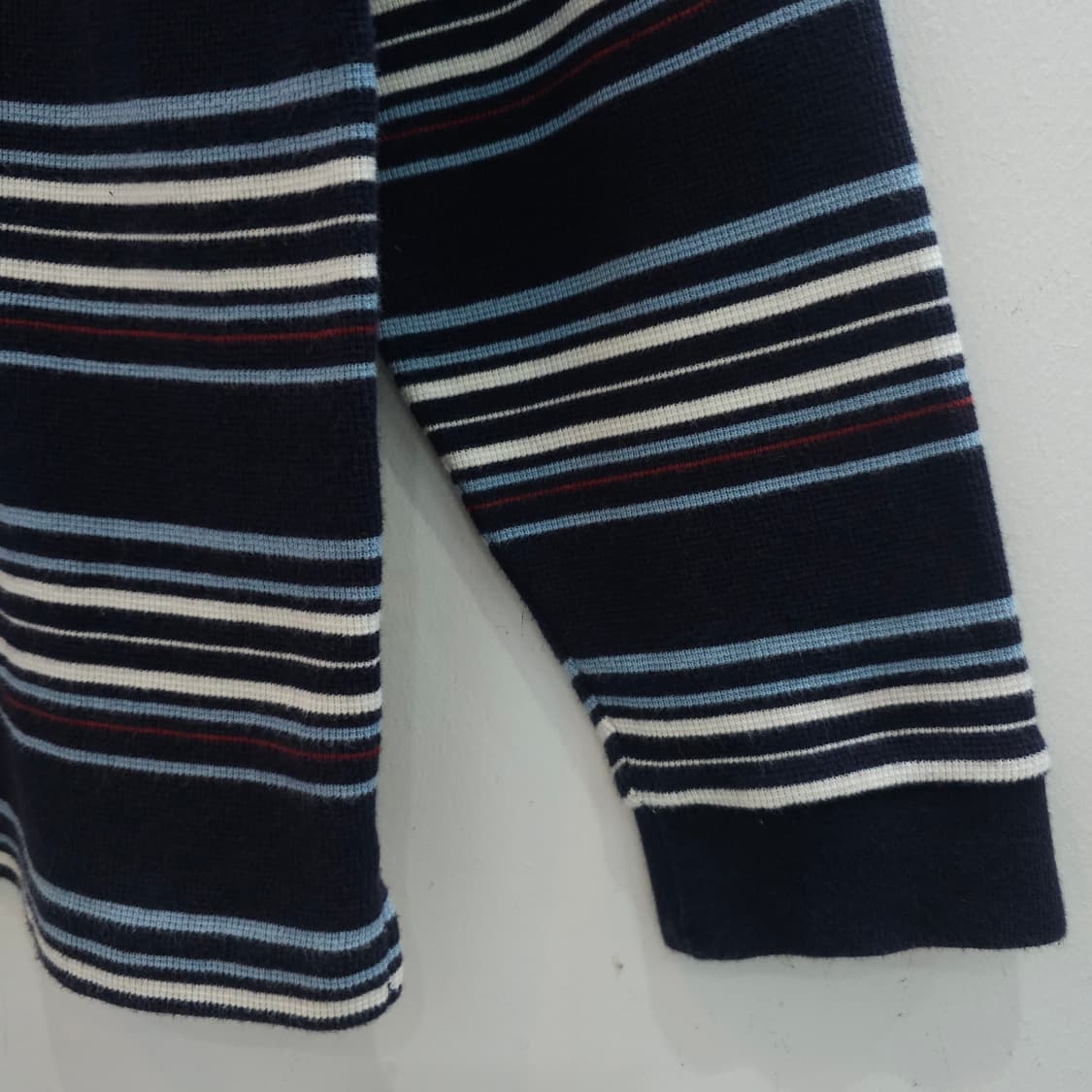 허쉬퍼피 스트라이프 카라 와플 티셔츠 상품이미지5