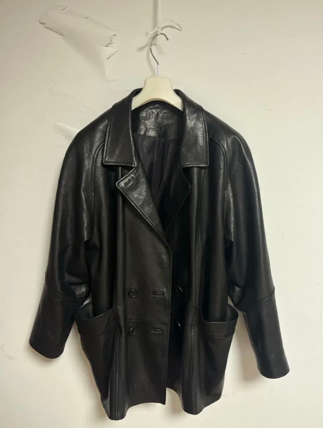 파르벵 FARVEN 볼륨 더블 레더자켓 상품이미지2