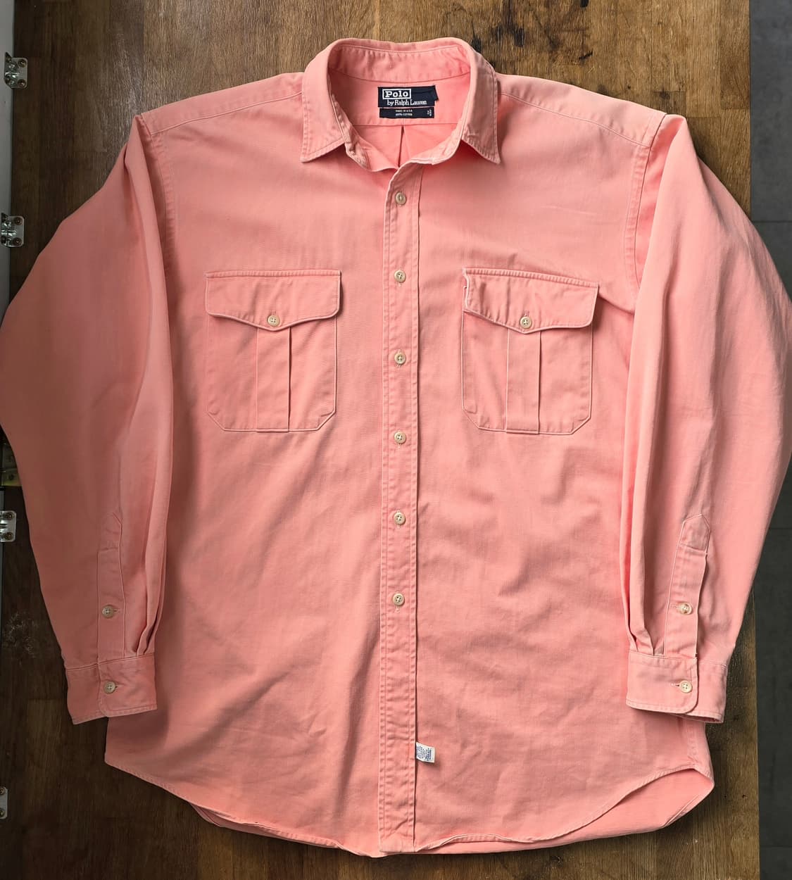 랄프로렌 Made in USA 파스텔 핑크 XXL 상품이미지1