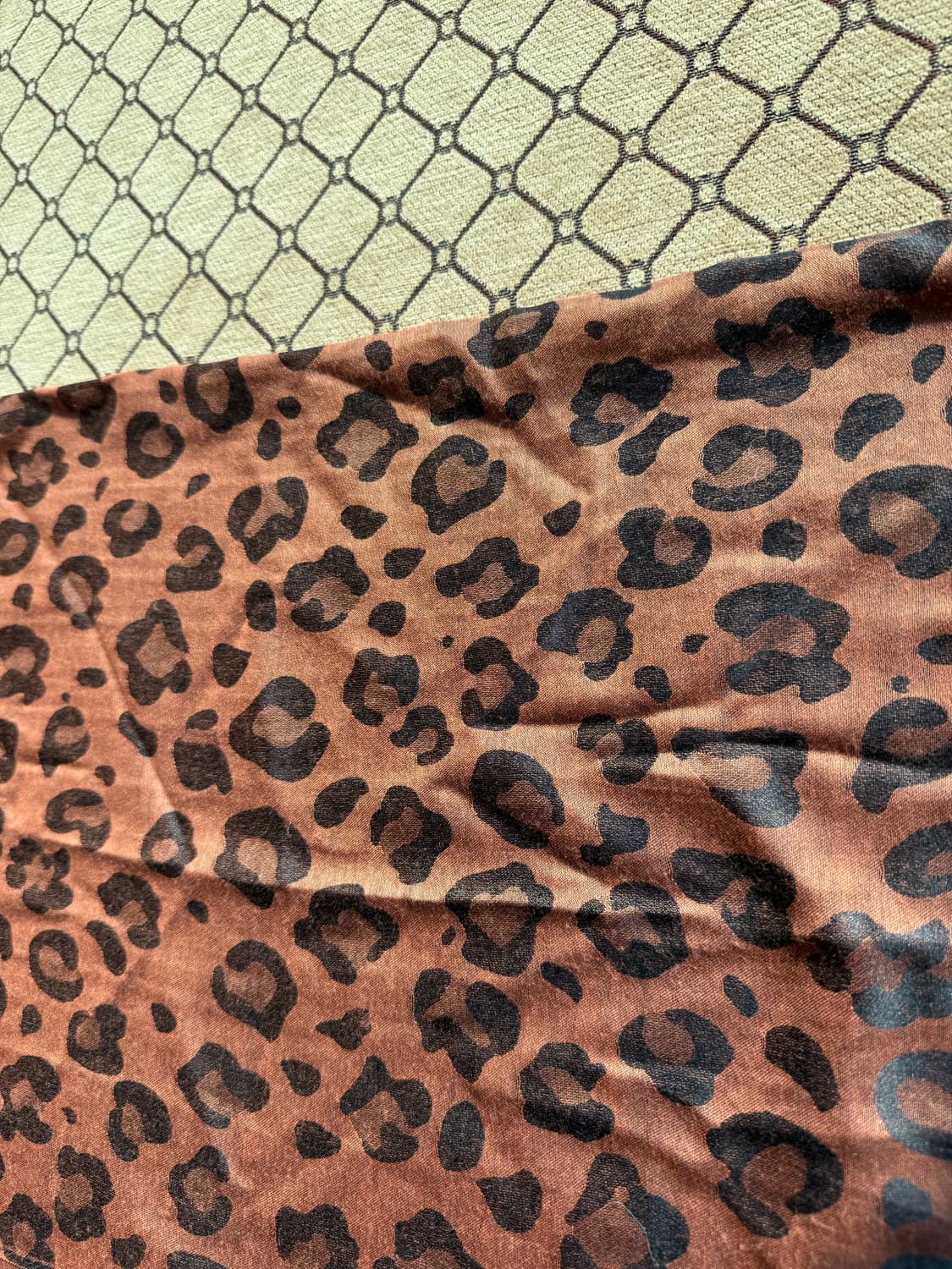 오렌지 레오파드 머플러 상품이미지2