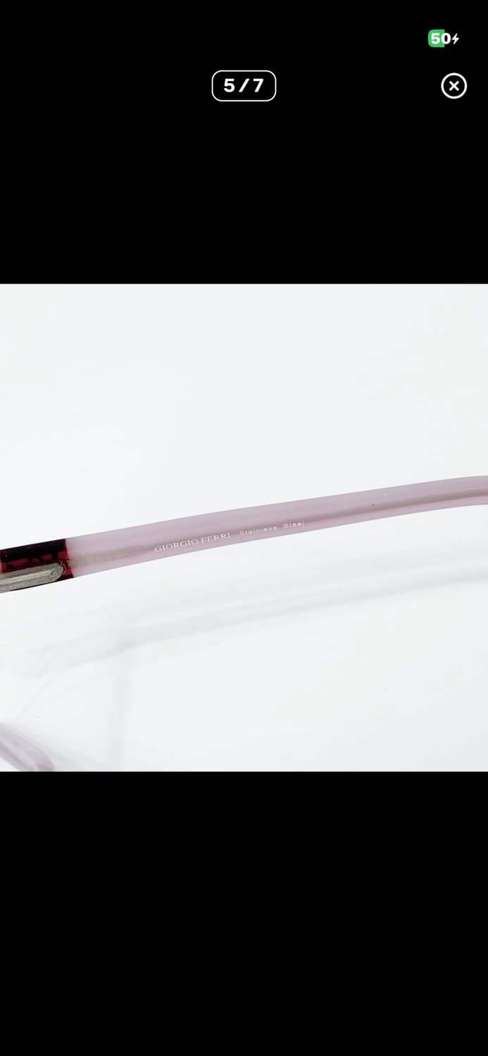 GIORGIO FERRI 블루 메탈 데드스탁 빈티지안경 상품이미지5