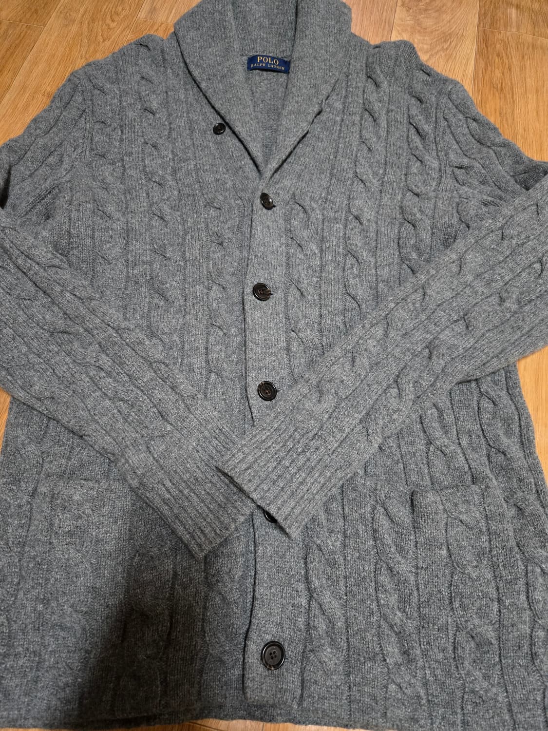 폴로 랄프로렌 숄카라 케이블 가디건(상태최상) 상품이미지2