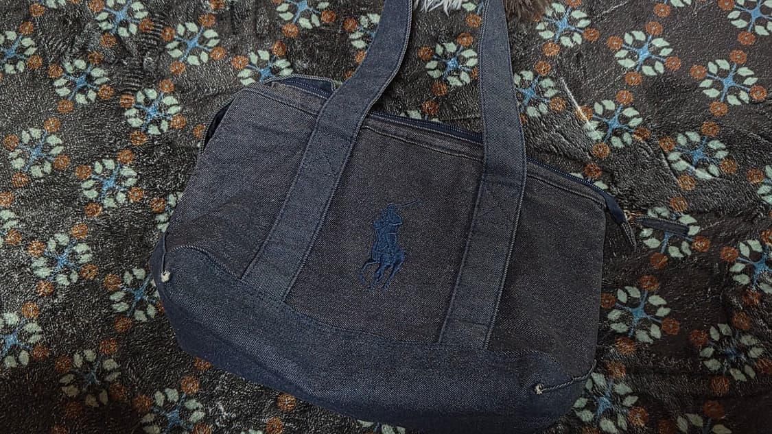 Polo 폴로 데님 미니 토트 백 | Polo Ralph Lauren 상품이미지1