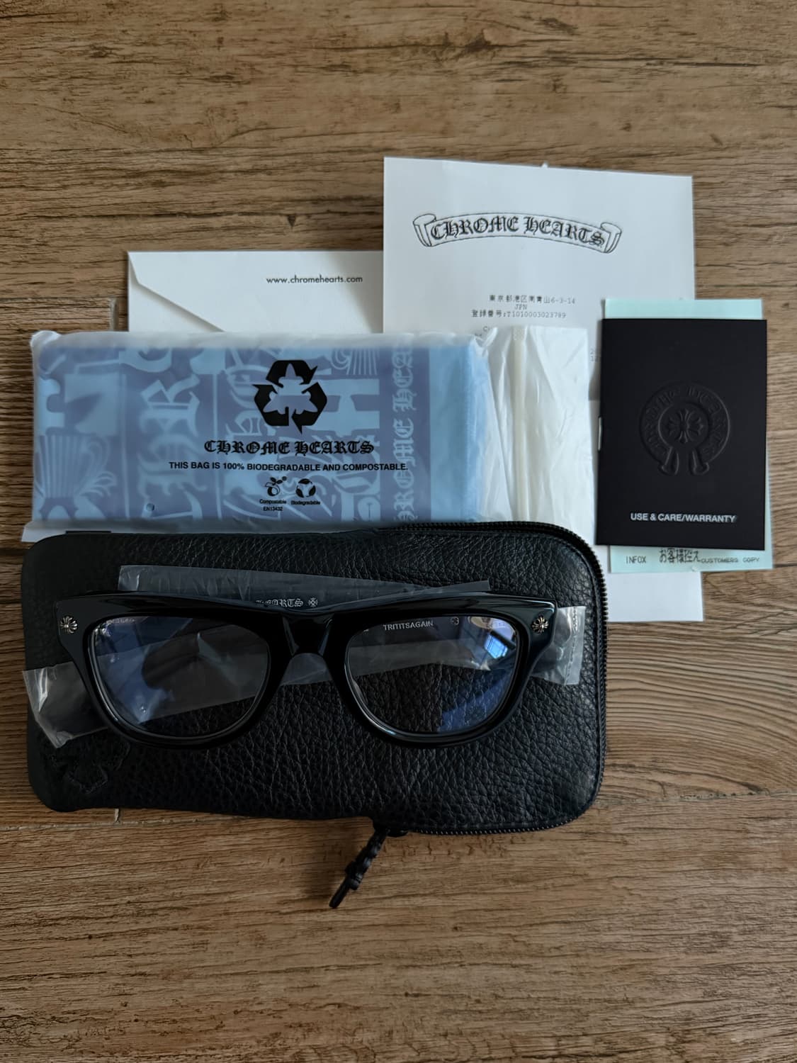 [OS] 크롬하츠 티르티스어게인 안경 도쿄 매장 구매 상품이미지1