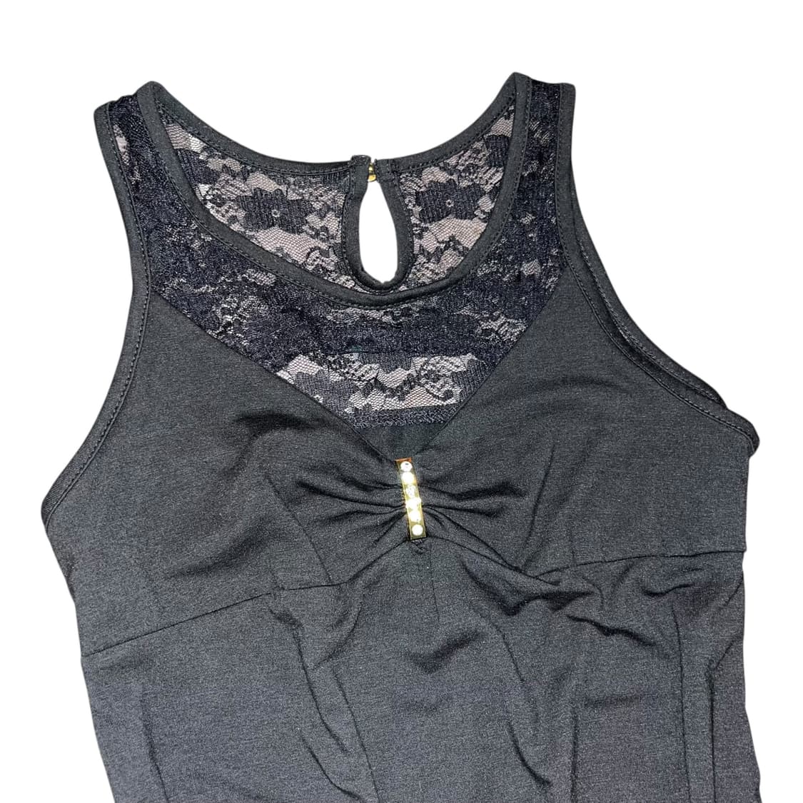 DIG DEEP 디그딥 레이스 면 나시 갸루y2k 상품이미지3