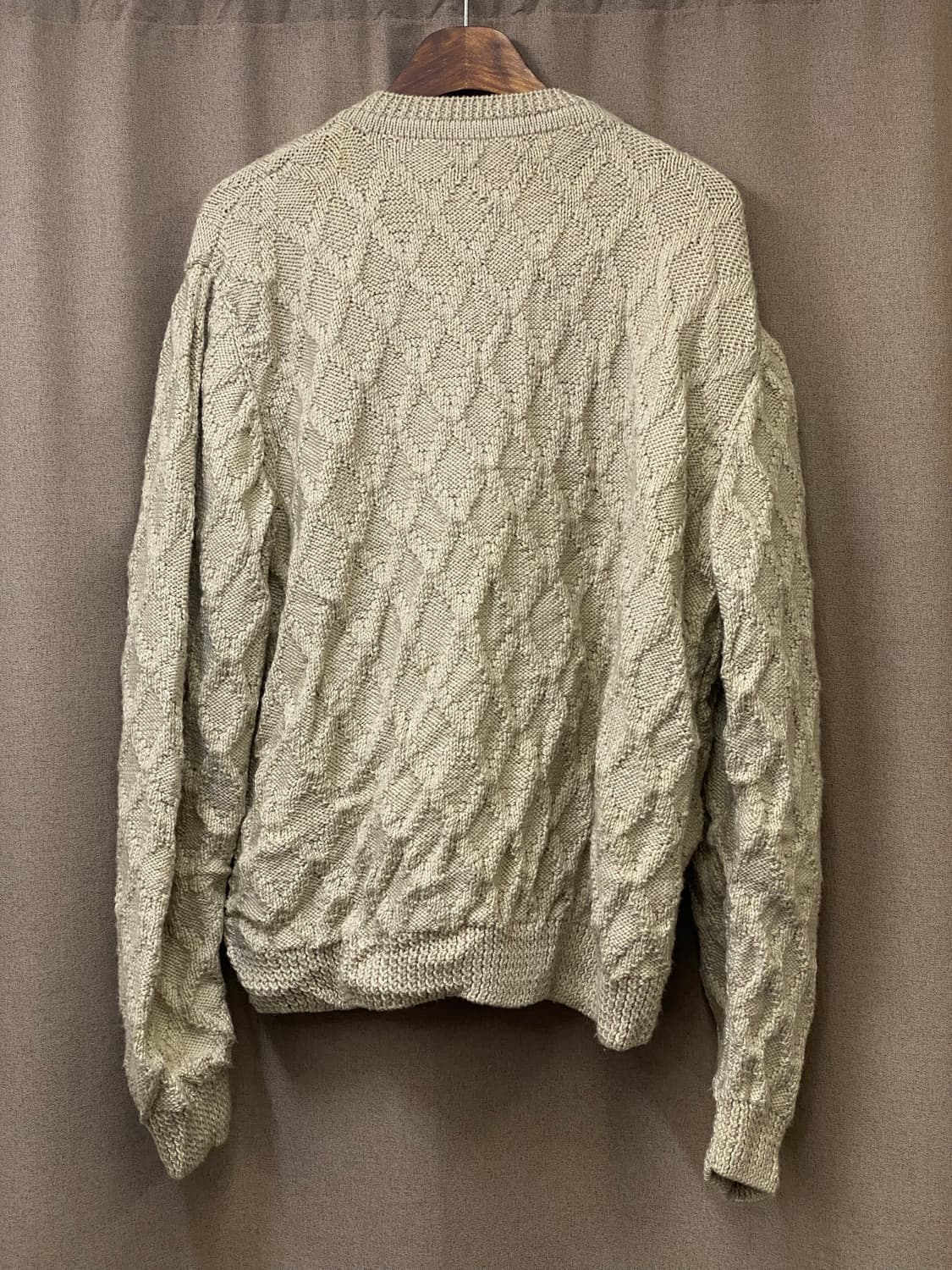 빈티지 헤비 니트 집업 상품이미지4