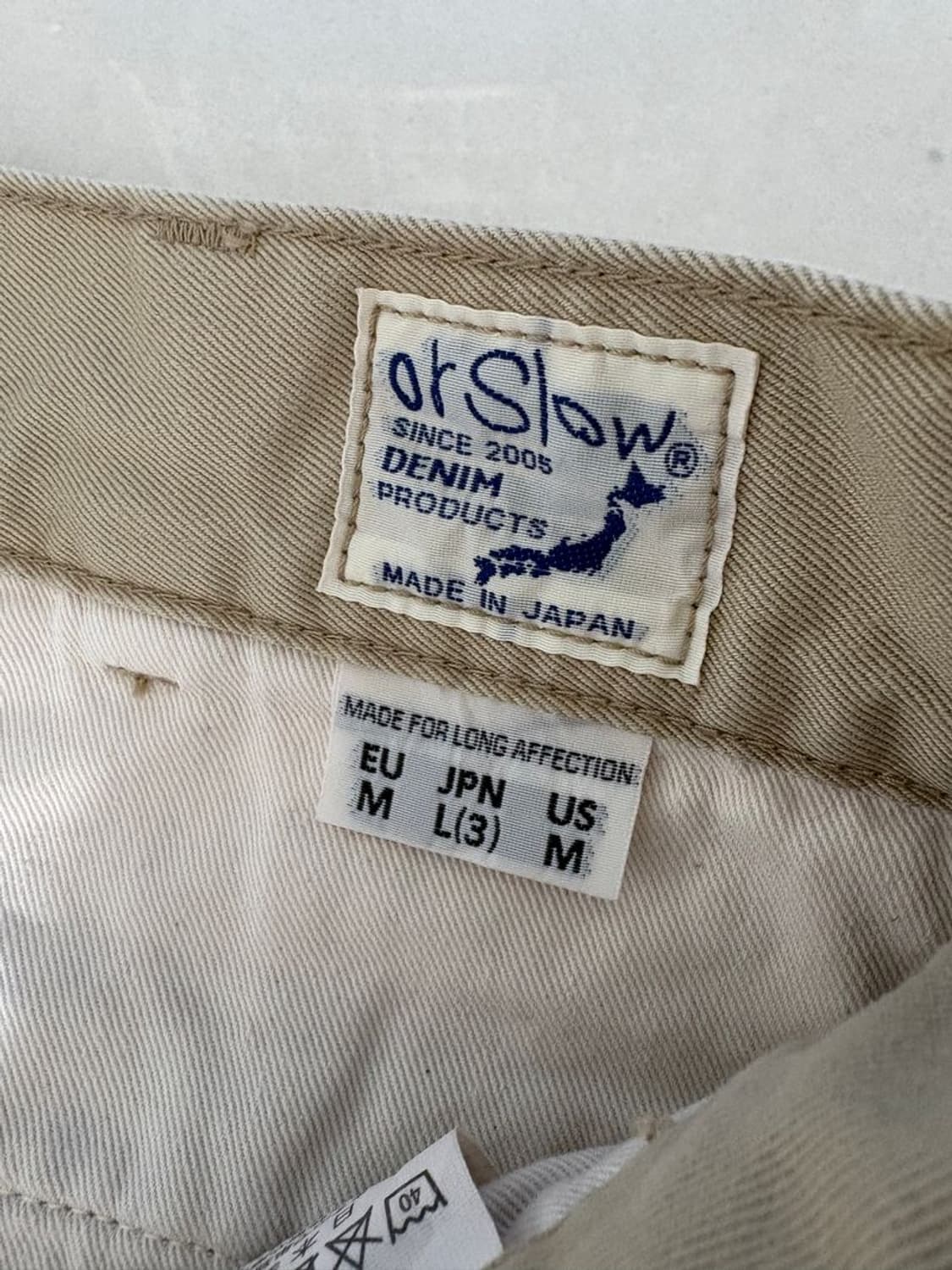 TUCK WIDE TROUSERS ORSLOW 턱 와이드 팬츠 상품이미지7