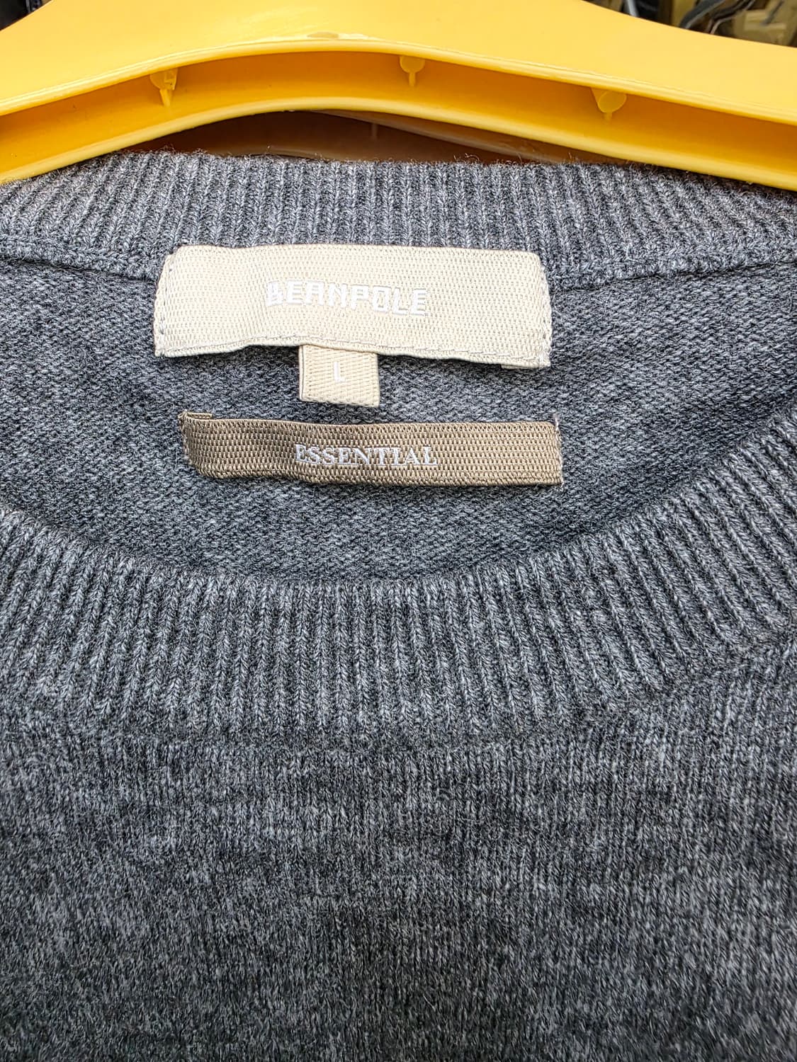 빈폴 남성 캐시미어 블렌드 라운드넥 니트 상품이미지3