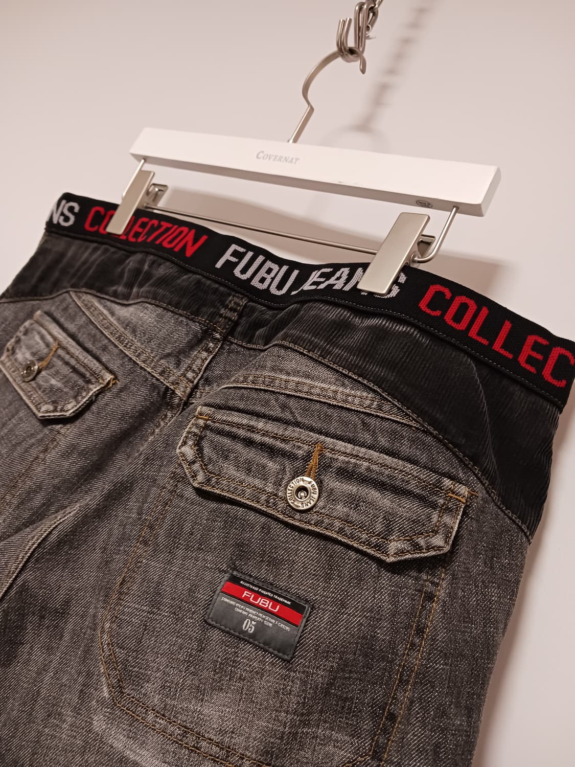 Fubu 뒷밴딩 데님 조거팬츠 상품이미지5