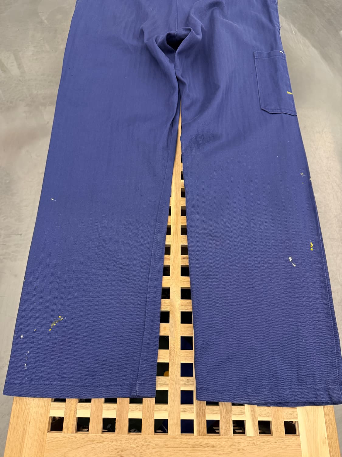70s DISTRESSED FRENCH HBT 헤링본트윌 프렌치워크팬츠 상품이미지10