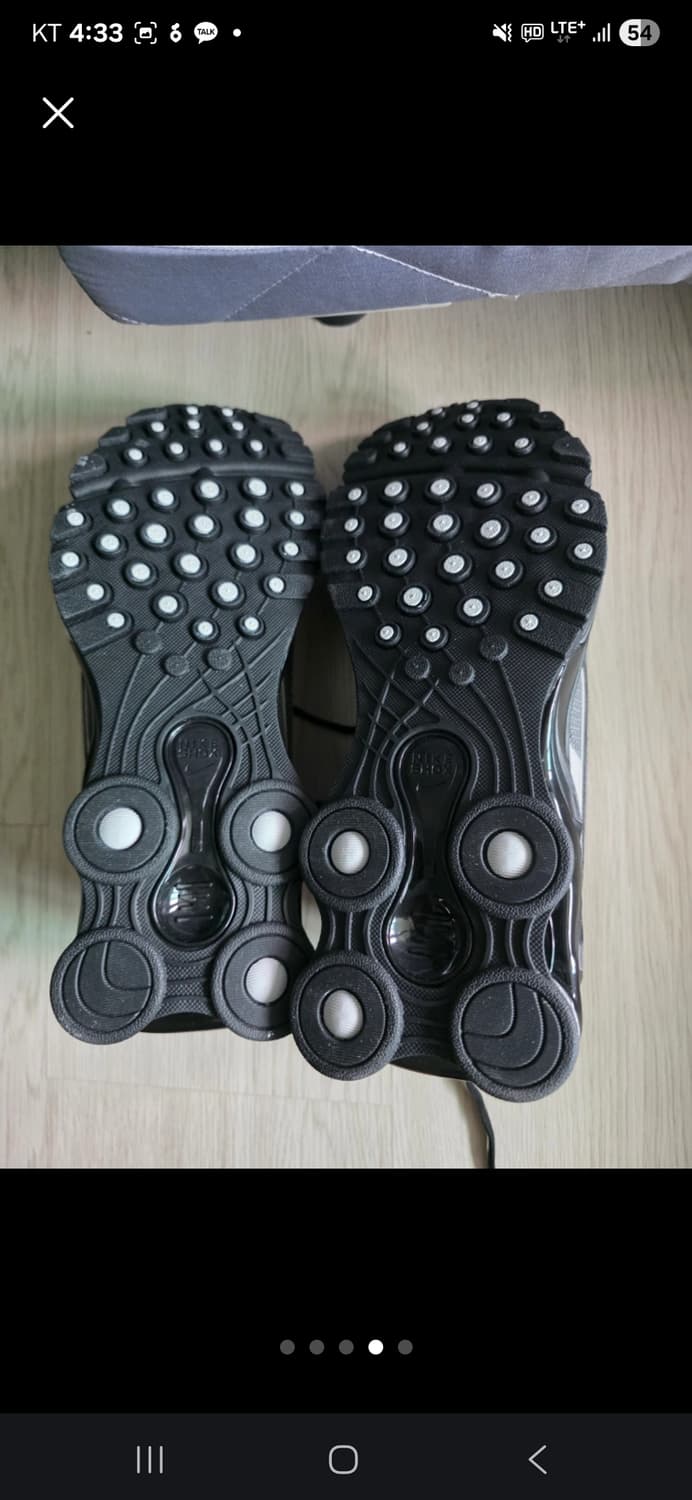 나이키 샥스 운동화 회색/검정 상품이미지3