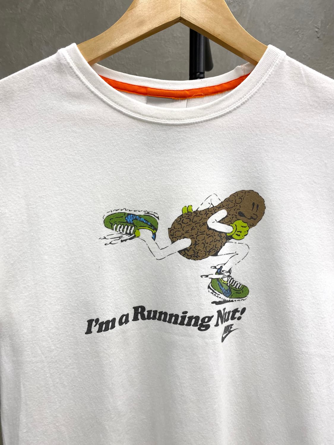 [S-M] 00s Nike I'm a Running Nut! 빈티지 반팔 상품이미지2
