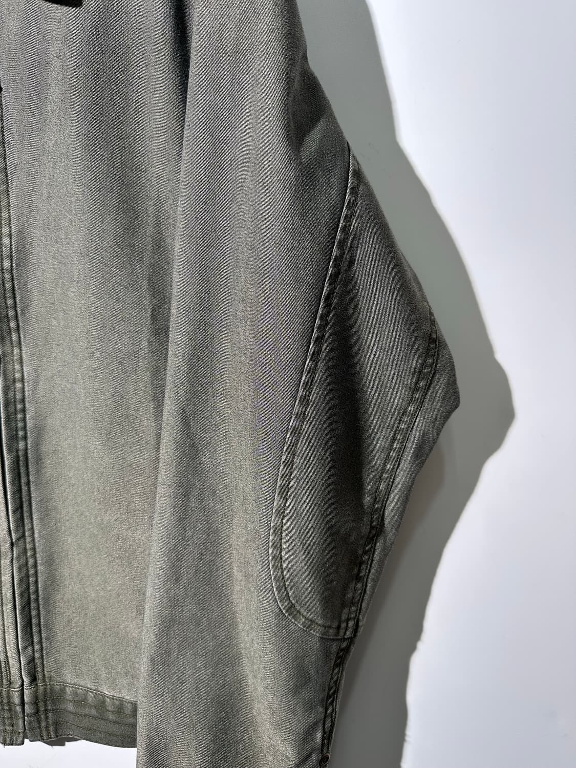 donna karan 그린 코튼 블루종 자켓 상품이미지2