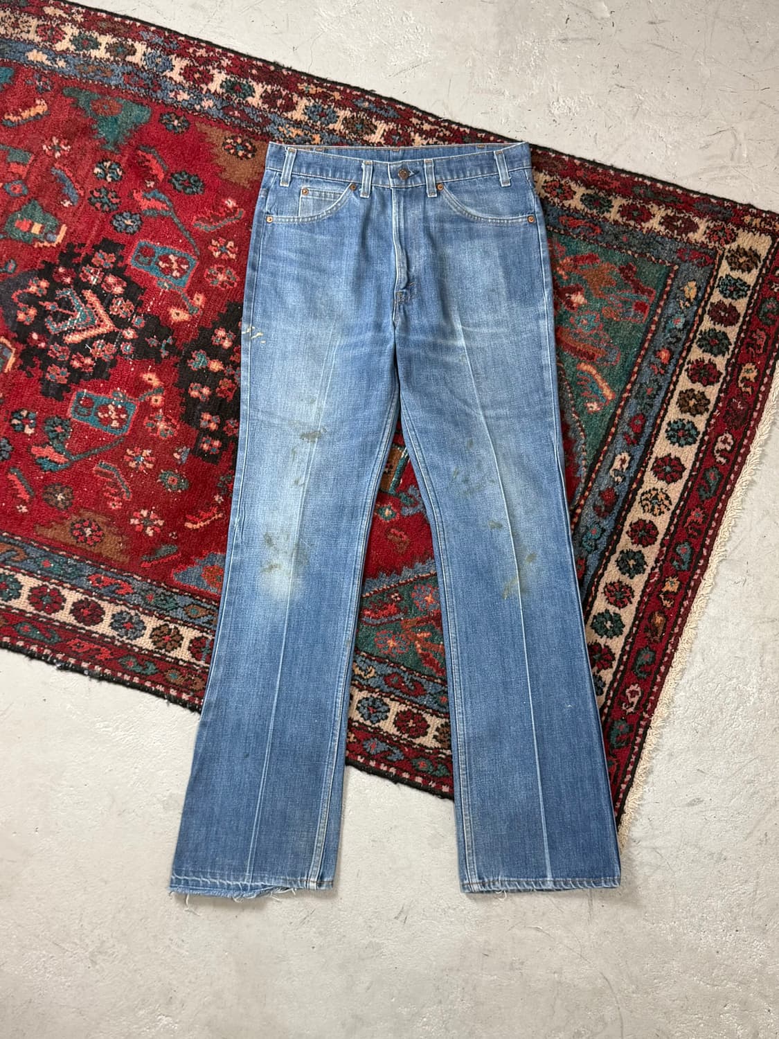 80's USA 빈티지 리바이스 517 오렌지탭 체인스티치 상품이미지2