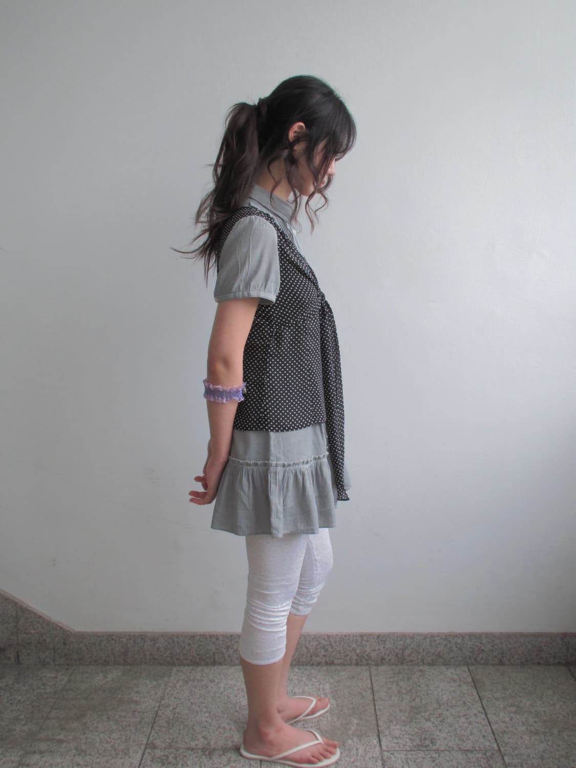 Sernard Perris dot sleeveless blouse 상품이미지5