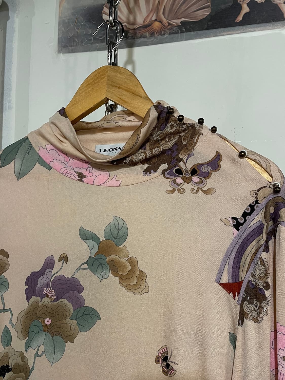 leonard 레오나드 살구색 오리엔탈 탑 상품이미지2