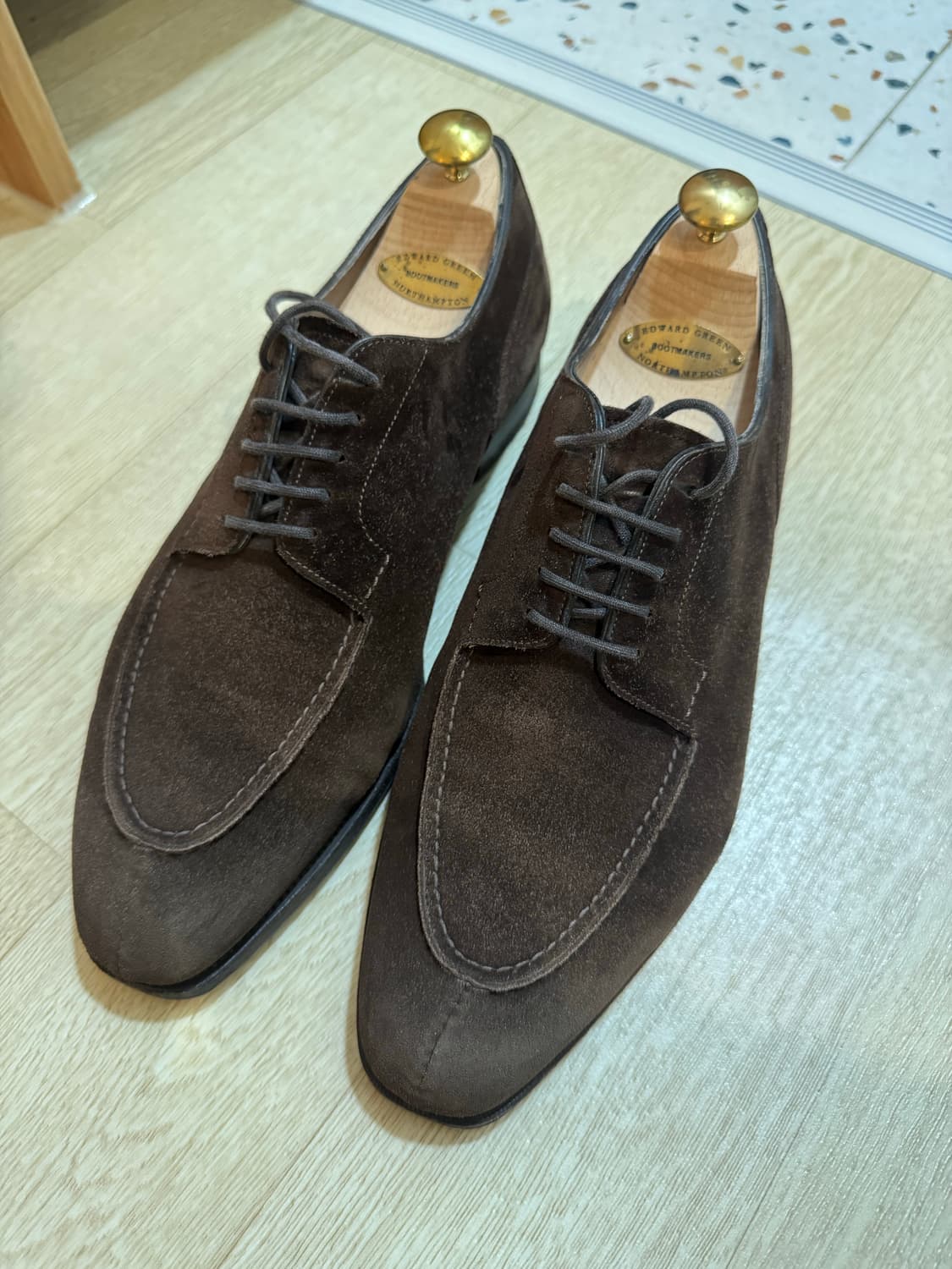 [UK9-9.5]에드워드그린 도버 밍크 스웨이드 606라스트 상품이미지3