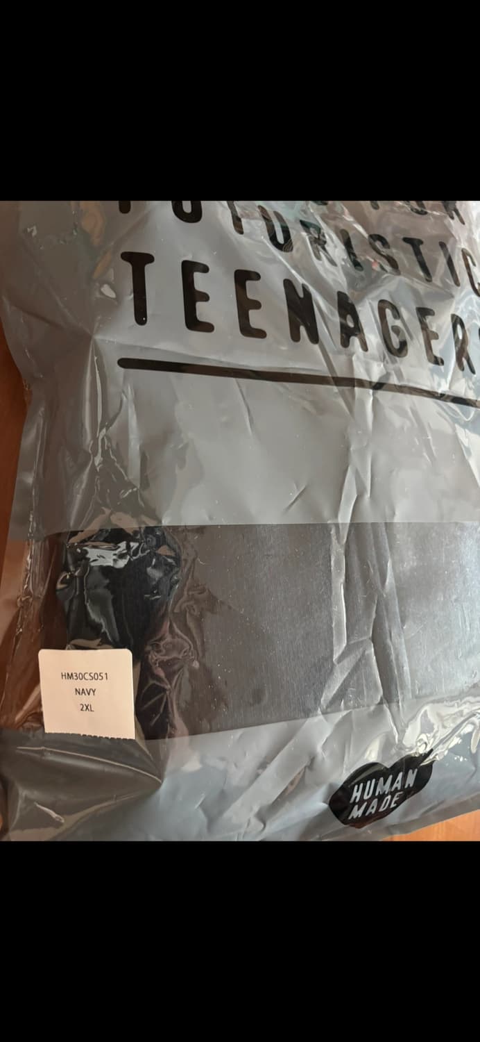 <새상품> 휴먼메이드 후드집업 네이비 2XL 상품이미지3