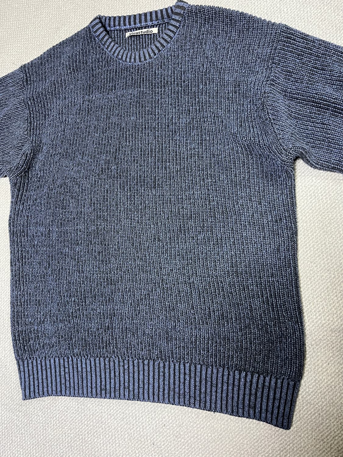 비바스튜디오 프렌치 블루 니트 L 상품이미지2