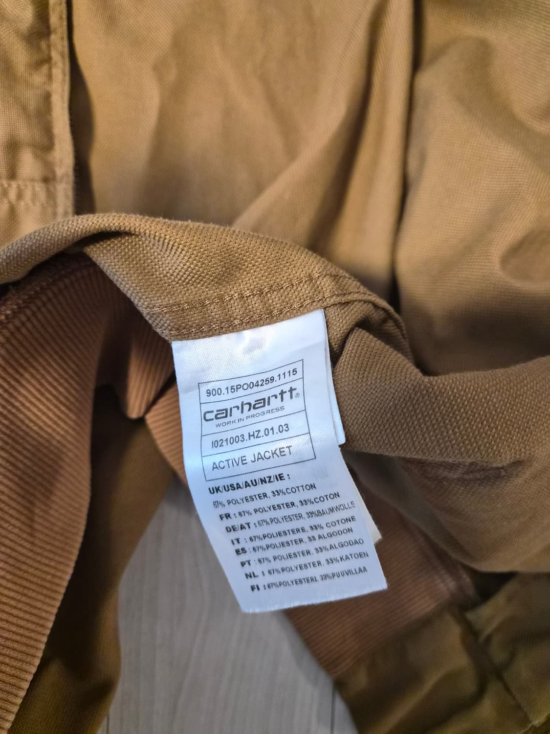 칼하트 WIP 액티브 자켓 XL 상품이미지3