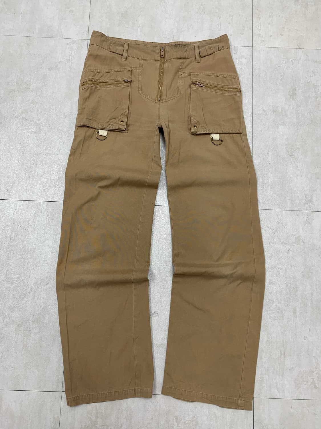 mouthvalley 베이지 카고 팬츠 #611 상품이미지1