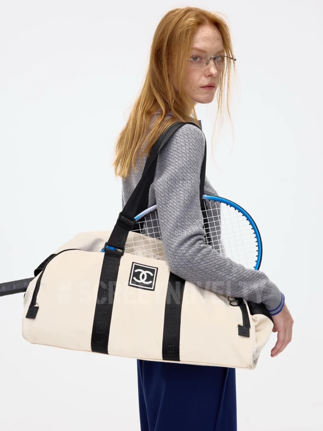 샤넬뷰티 보스턴백 여행가방 아이보리 무료배송 상품이미지10