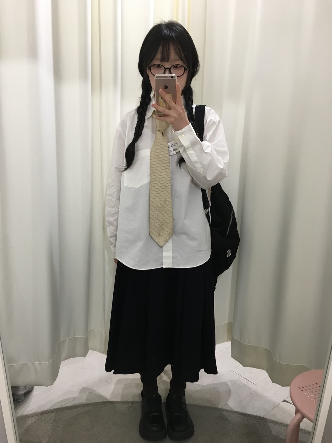 도쿄룩 셔츠 +넥타이 상의 세트 상품이미지2