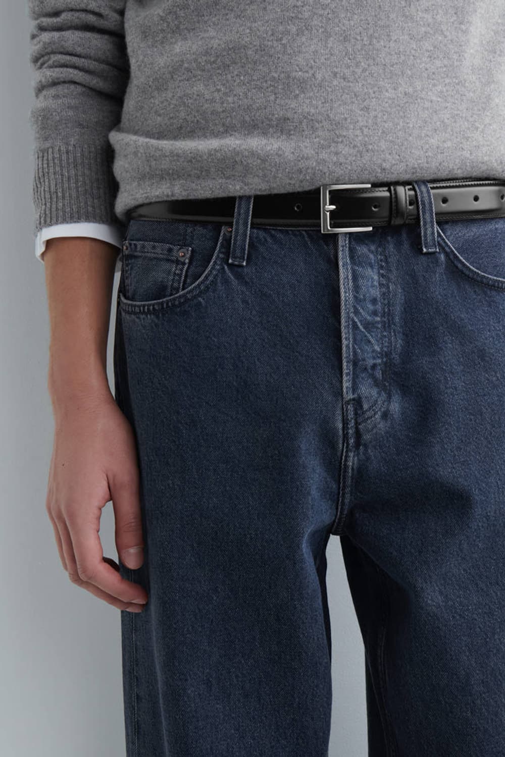 [34/32] COS Rider 스트레이트 레그 진 다크블루 상품이미지3